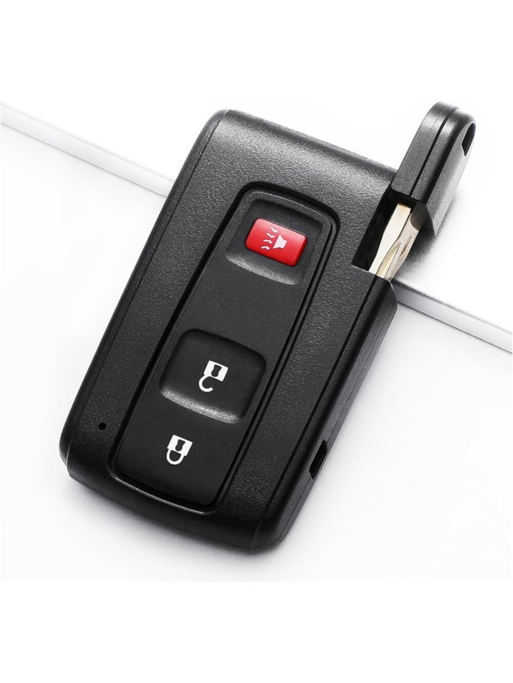 Key Fob Cover for 2004-2009 Prius, Keyless Entry Shell Case with Blank Key, 3